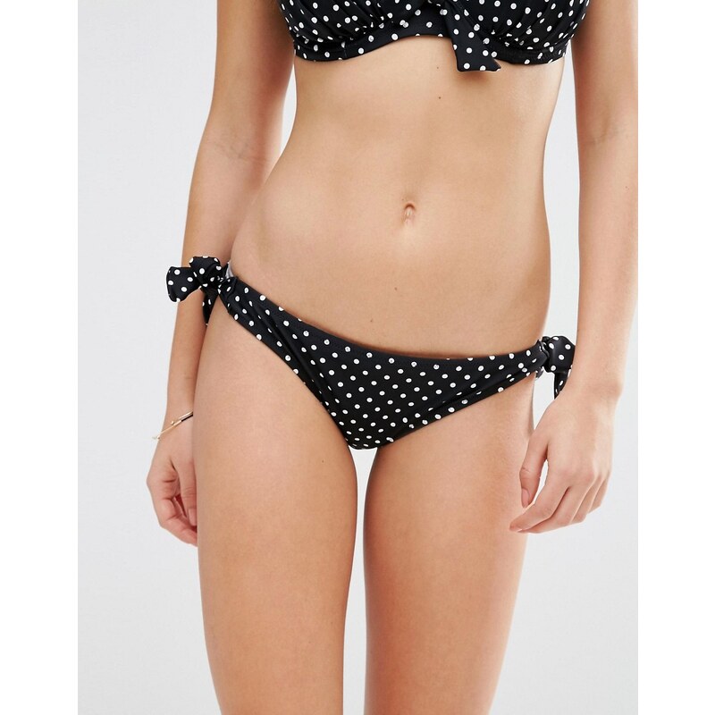 Pour Moi - Hot Spots - Bas de bikini avec liens sur les côtés - Noir
