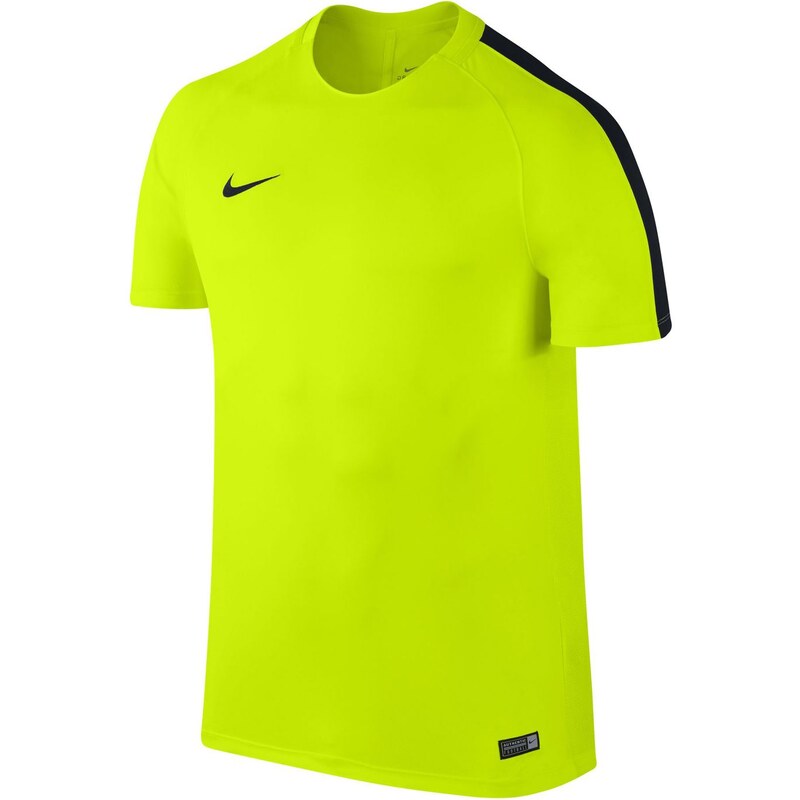 Nike DRY SQD TOP SS - T-shirt - jaune