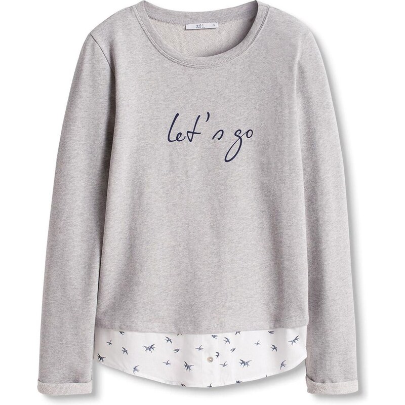 EDC By Esprit Sweat-shirt - gris clair