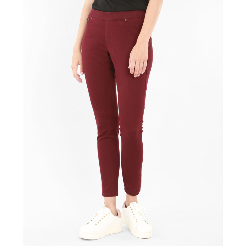 Skinny 7/8 -50% Femme - Couleur rouge - Taille 38 -PIMKIE- SOLDES HIVER 2017