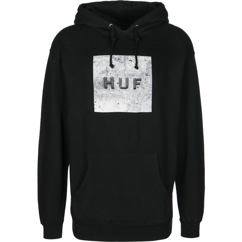Huf Concrete Box Logo Fleece sweat à capuche black