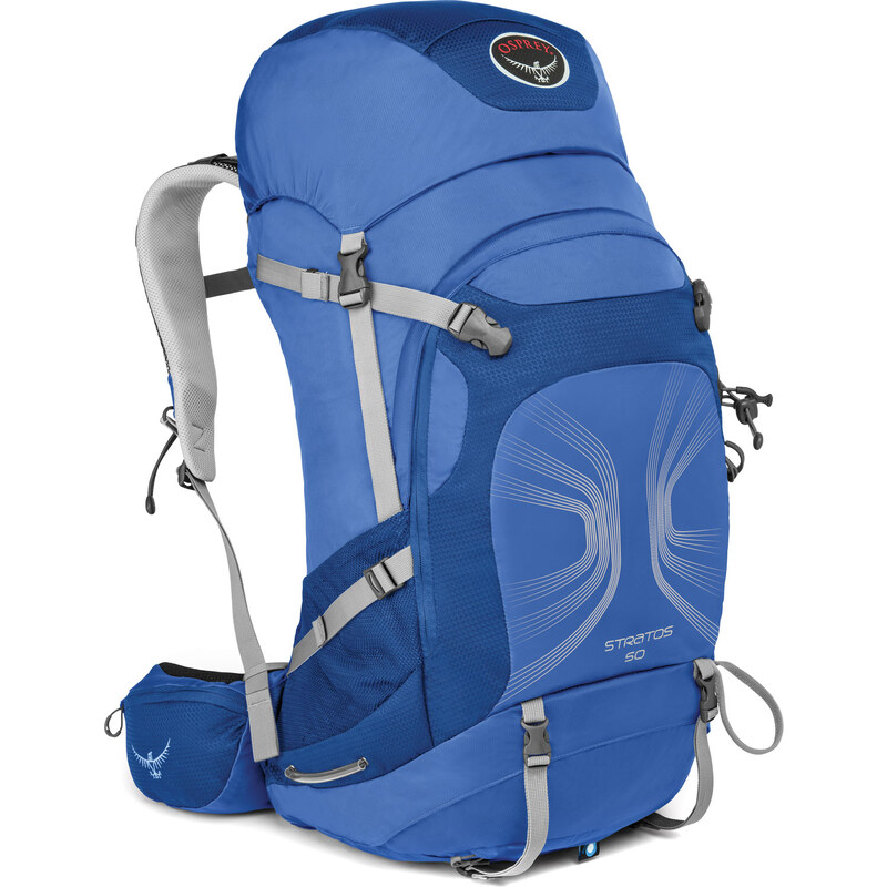 Osprey Stratos 50 sac à dos randonnée blue