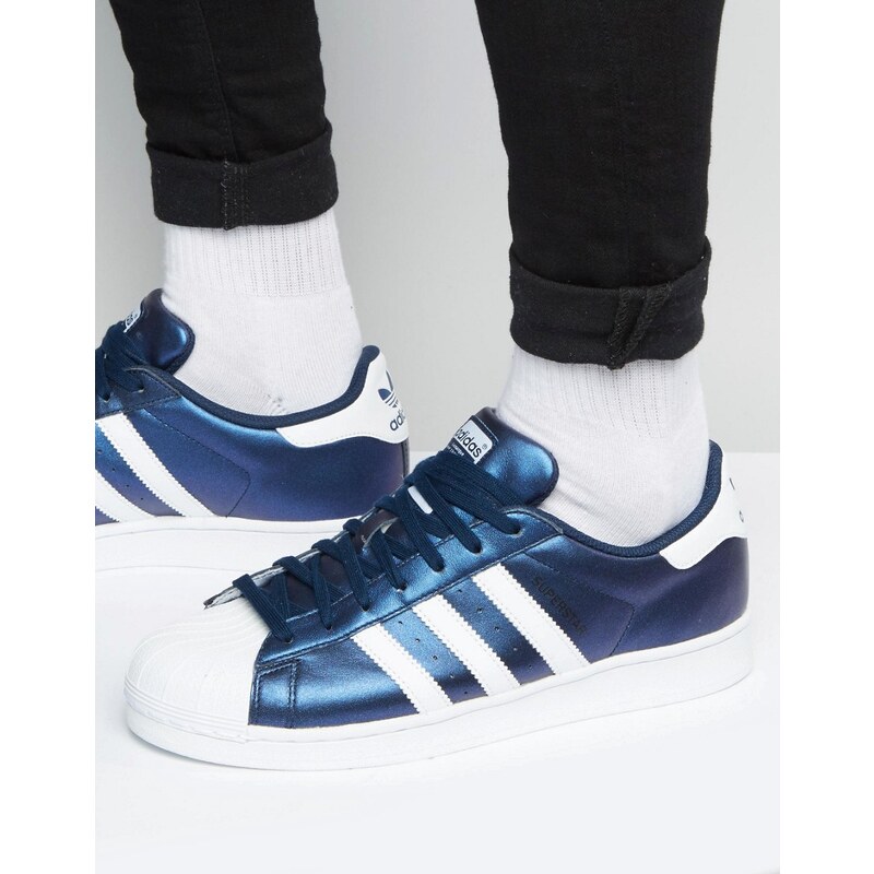 Adidas Originals - Superstar S75875 - Baskets - Bleu - Bleu