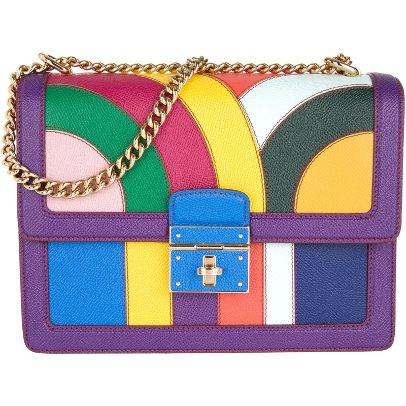 Dolce&Gabbana Sacs à Bandoulière, Rosalia Shoulder Bag Multicolor en multicolore