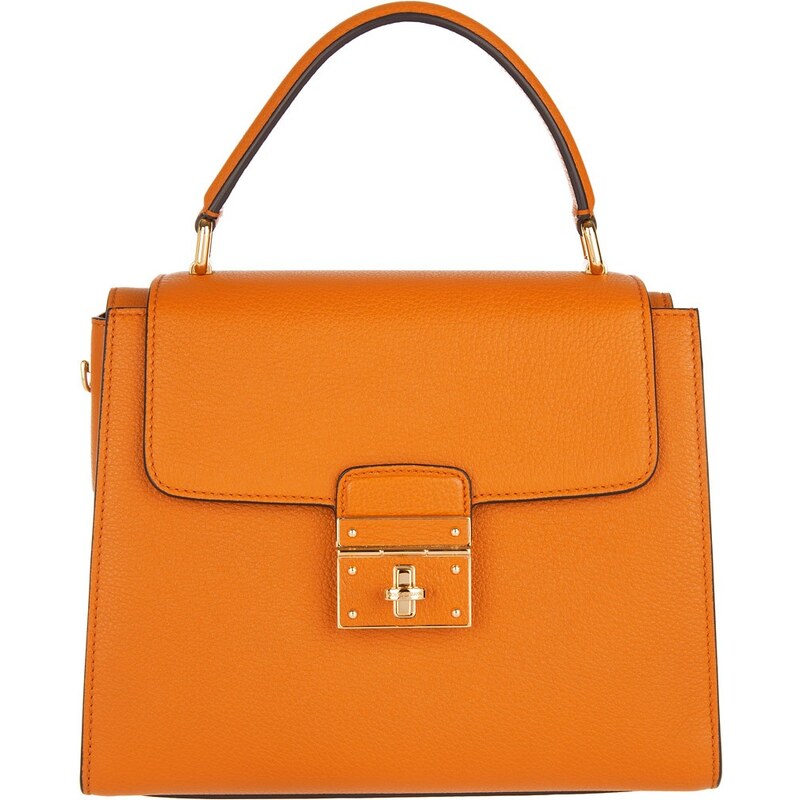 Dolce&Gabbana Sacs portés main, Greta Tophandle Calfskin Zucca en orange