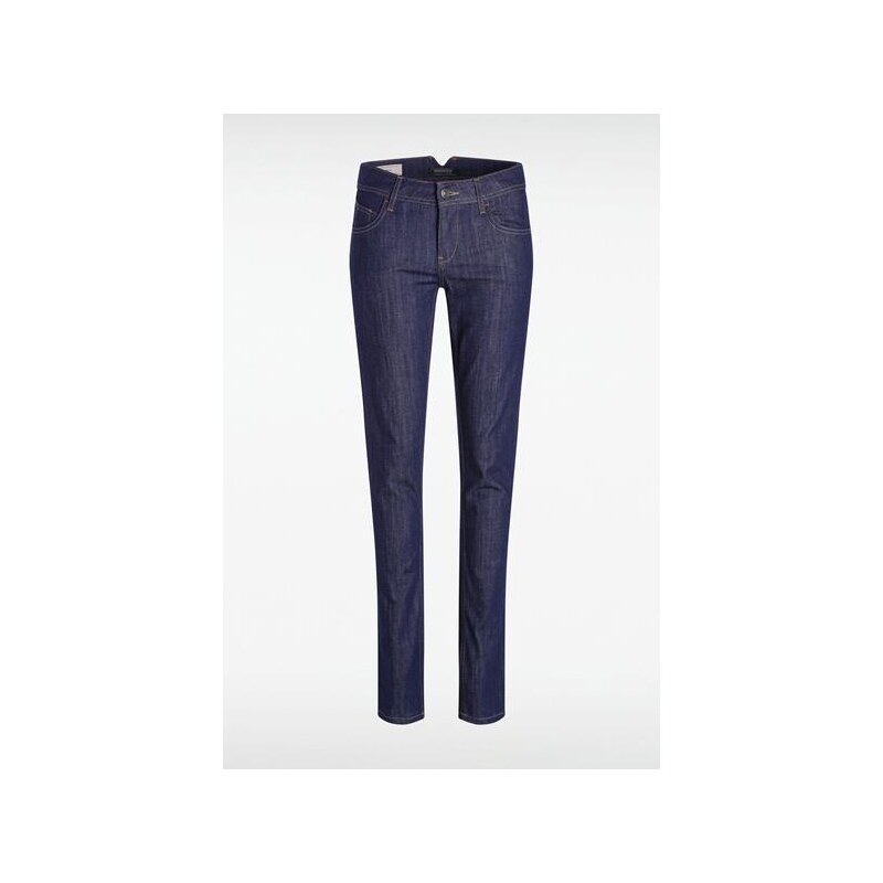 Jeans femme slim SOFIA-AMAR taille haute Bleu Coton - Femme Taille 34 - Bonobo