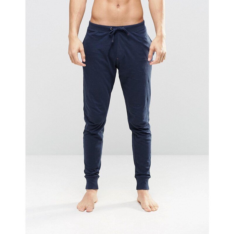 Esprit - Pantalon de jogging classique avec chevilles resserrées - Bleu marine