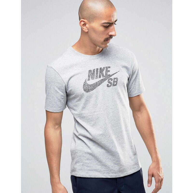 Nike SB - 844107-063 - T-shirt avec logo motif pois - Gris - Gris