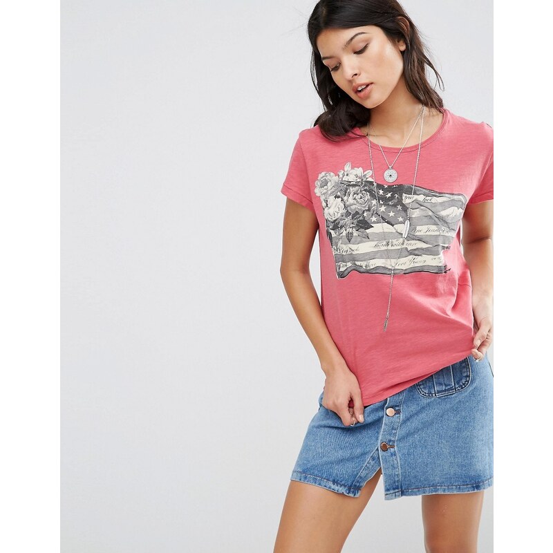 Pepe Jeans - Janey - T-shirt avec logo - Rose