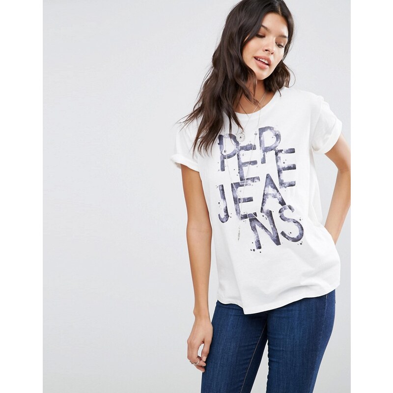 Pepe Jeans - Mariene - T-shirt avec logo - Vert