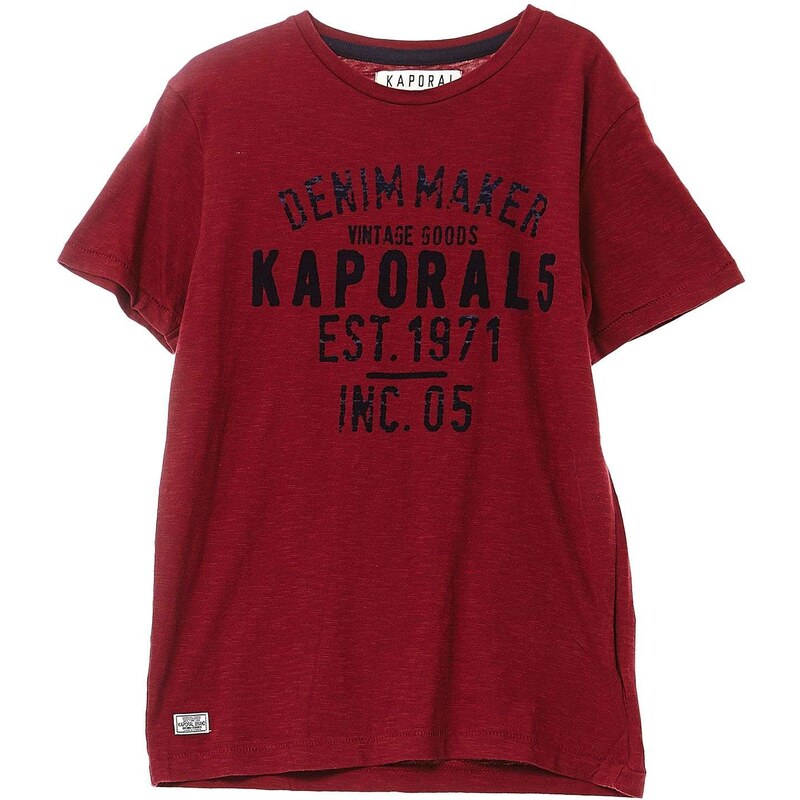 Kaporal Gedy - T-shirt en coton - bordeaux