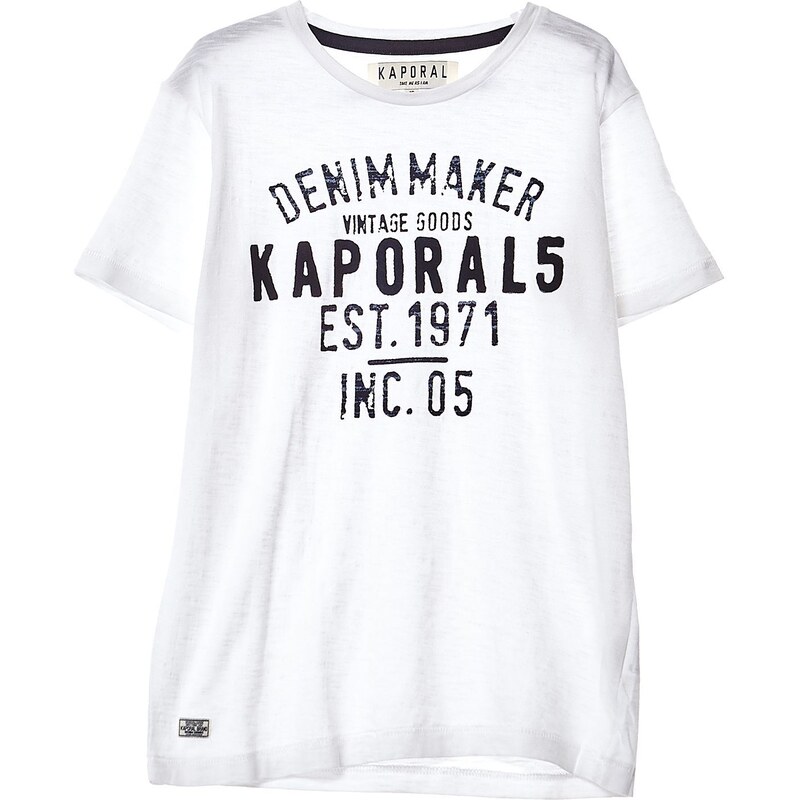 Kaporal Gedy - T-shirt en coton - blanc