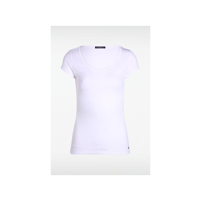 T-shirt femme manches courtes Blanc Polyester - Femme Taille XL - Bonobo