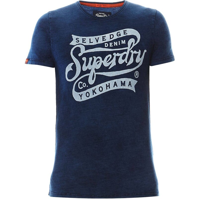 Superdry Yokohama - T-shirt - bleu brut