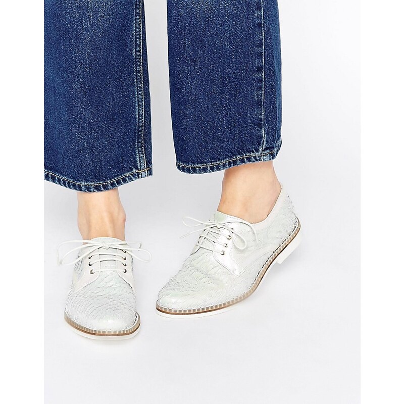Miista - Hayley - Chaussures plates à lacets - Blanc