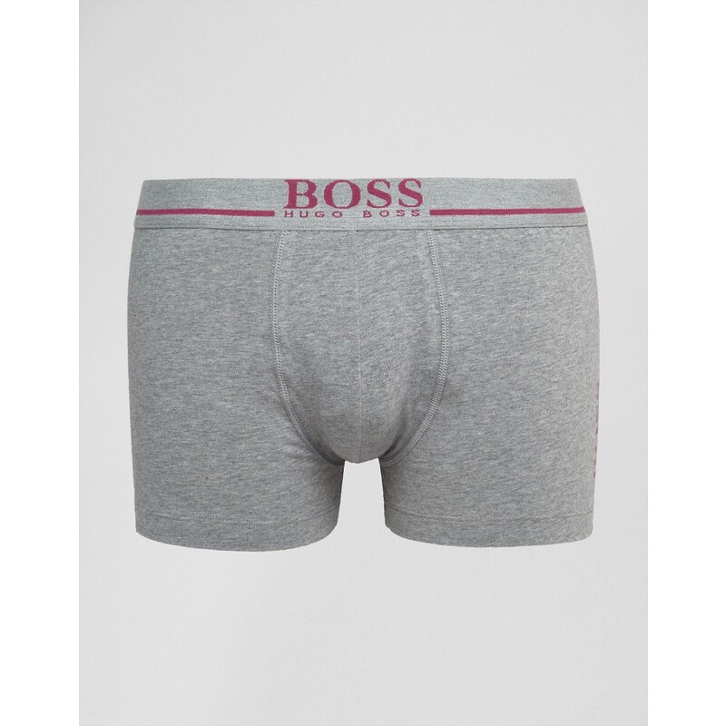 Boss By Hugo Boss - Boxer avec logo - Gris - Gris
