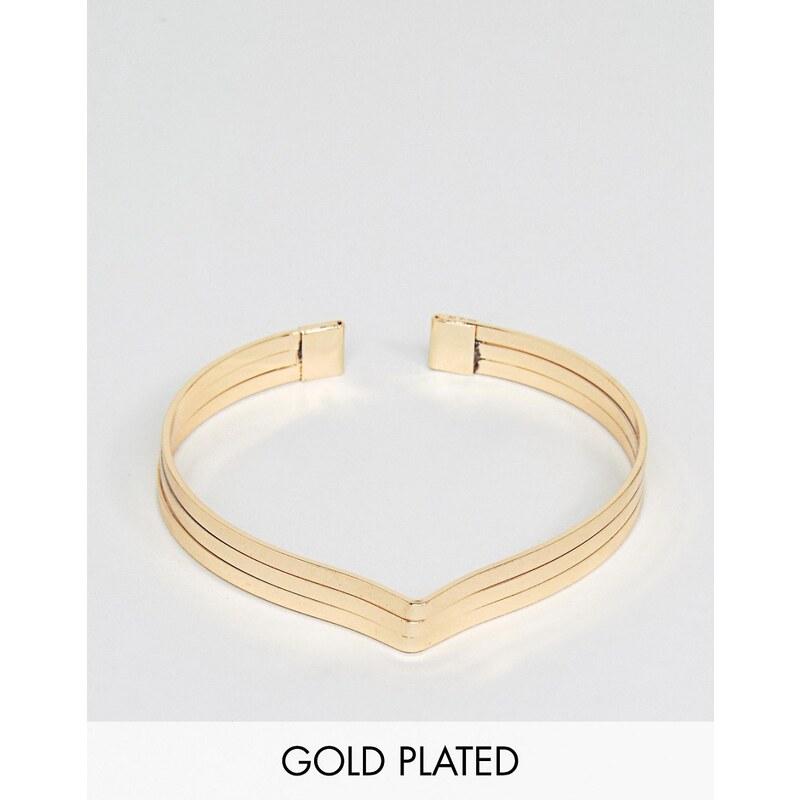 Nylon - Bracelet plaqué or - Doré