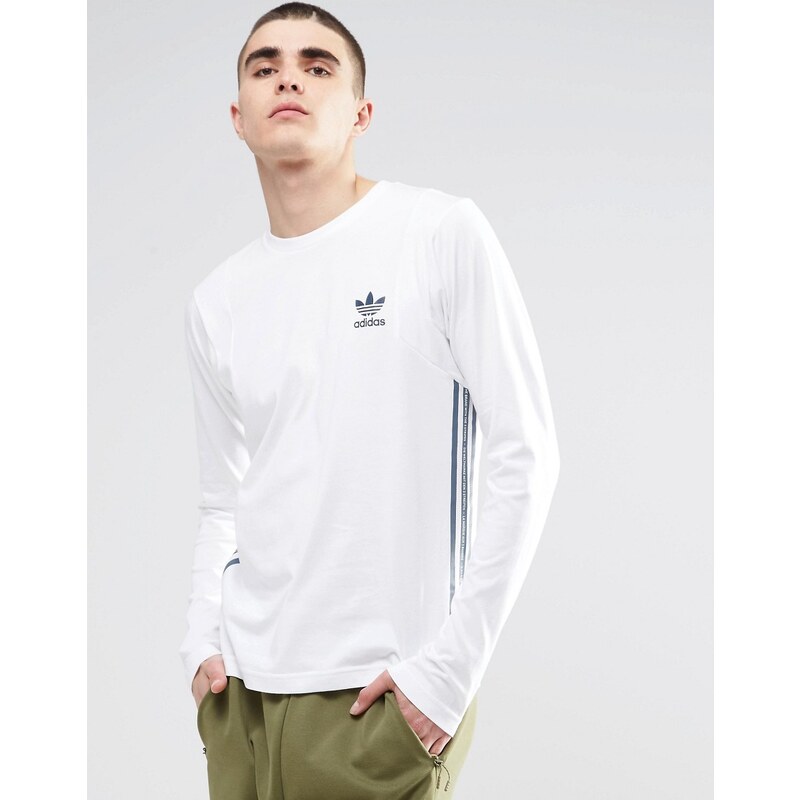 Adidas Originals - Tact AY9276 - T-shirt à manches longues - Blanc
