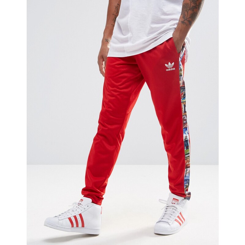 adidas Originals - BTS AY7766 - Pantalon de jogging - Rouge