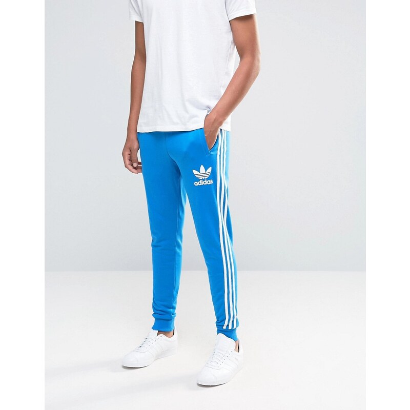 Adidas Originals - AY7781 - Pantalon de jogging motif trèfle - Bleu