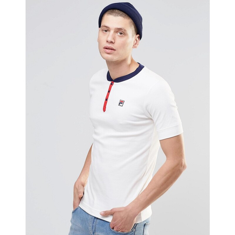 Fila Vintage - T-shirt style rétro - Blanc