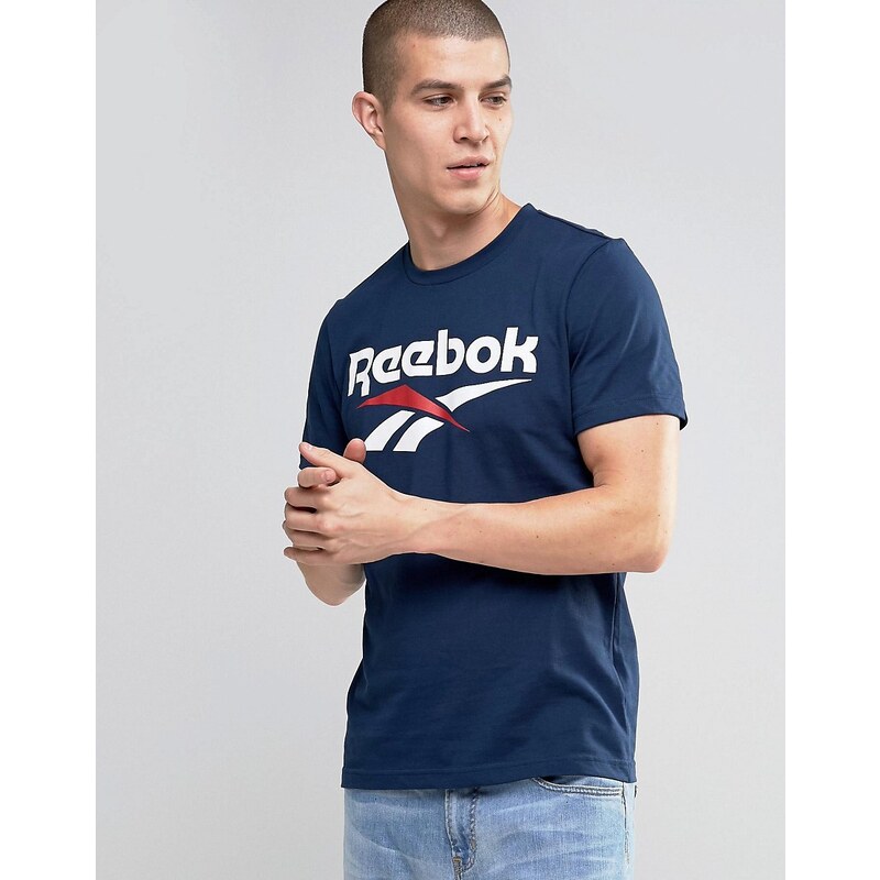 Reebok - Vector AZ9525 - T-shirt avec logo - Bleu - Bleu
