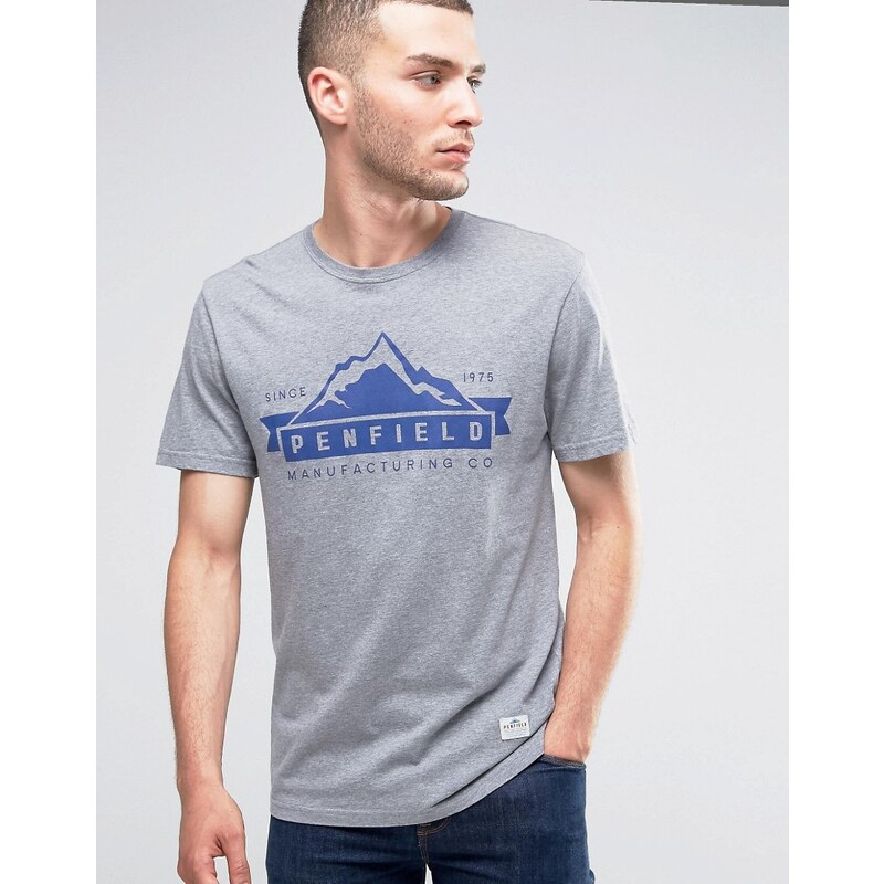 Penfield - T-shirt avec logo montagne - Gris