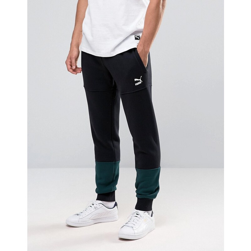 Puma - Pantalon de jogging color block - Noir 57160801 - Noir