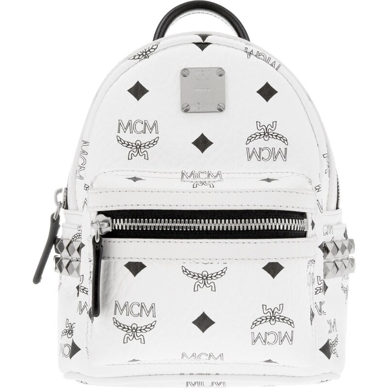 MCM Sacs à Bandoulière, Stark Backpack X-Mini White en blanc