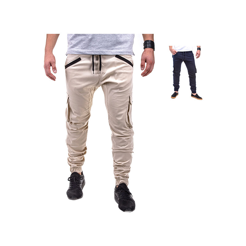 Lesara Pantalon avec poches cargo et zips