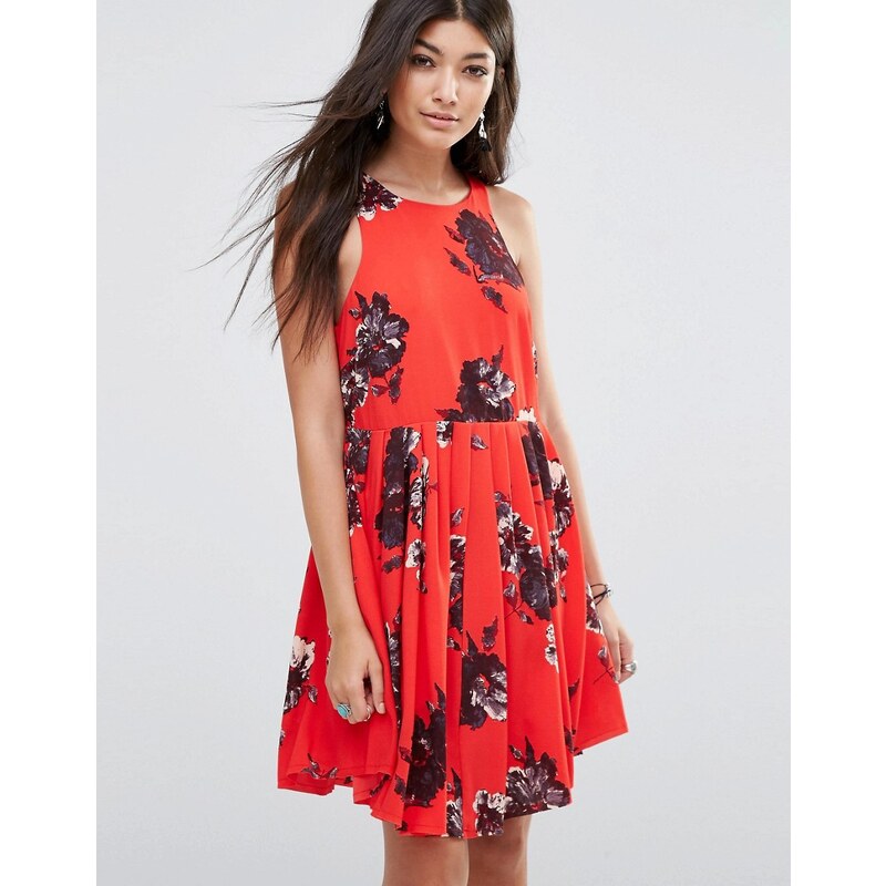 Free People - Flutterby - Robe - Rouge