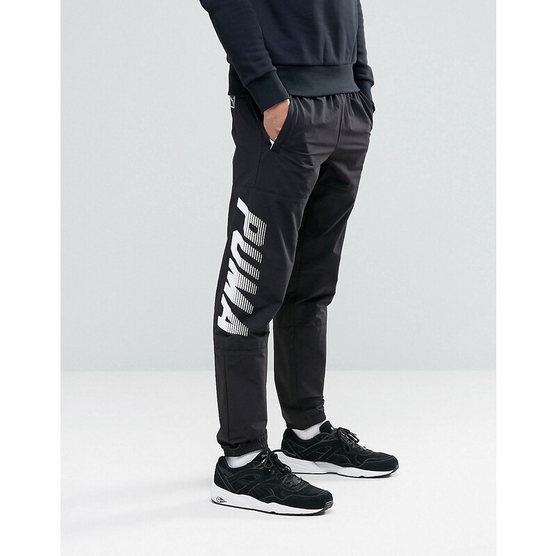 Puma - Speed Font 57161001 - Pantalon de jogging en tissu - Noir - Noir