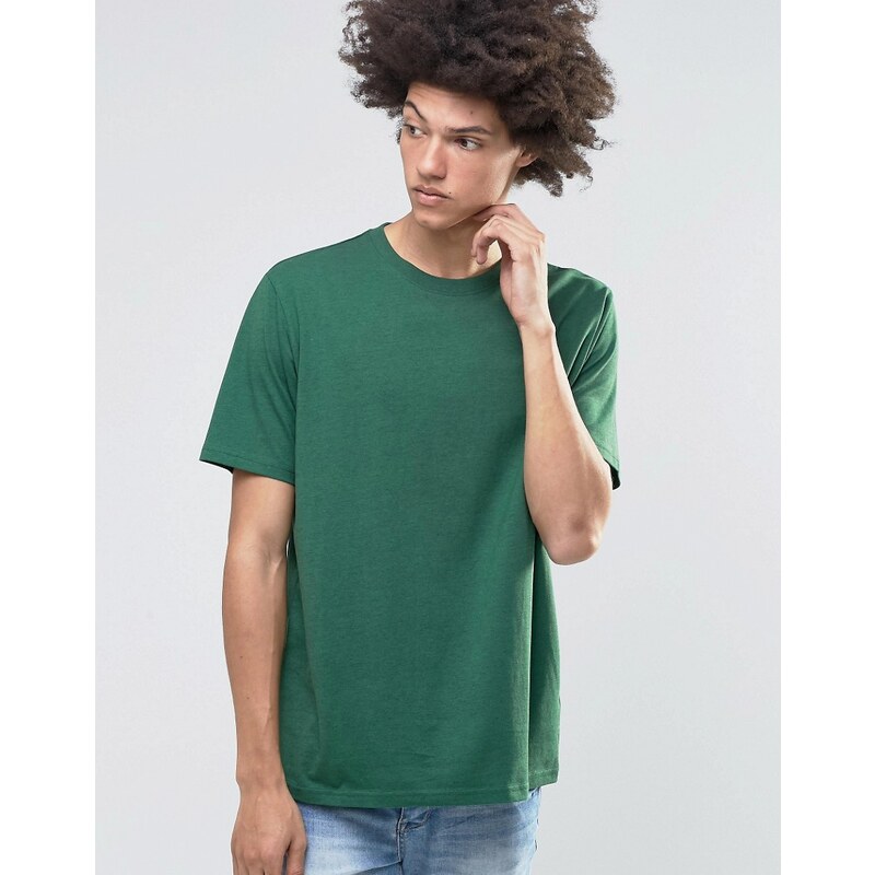 Weekday - Frank - T-shirt manches longues surteint - Vert