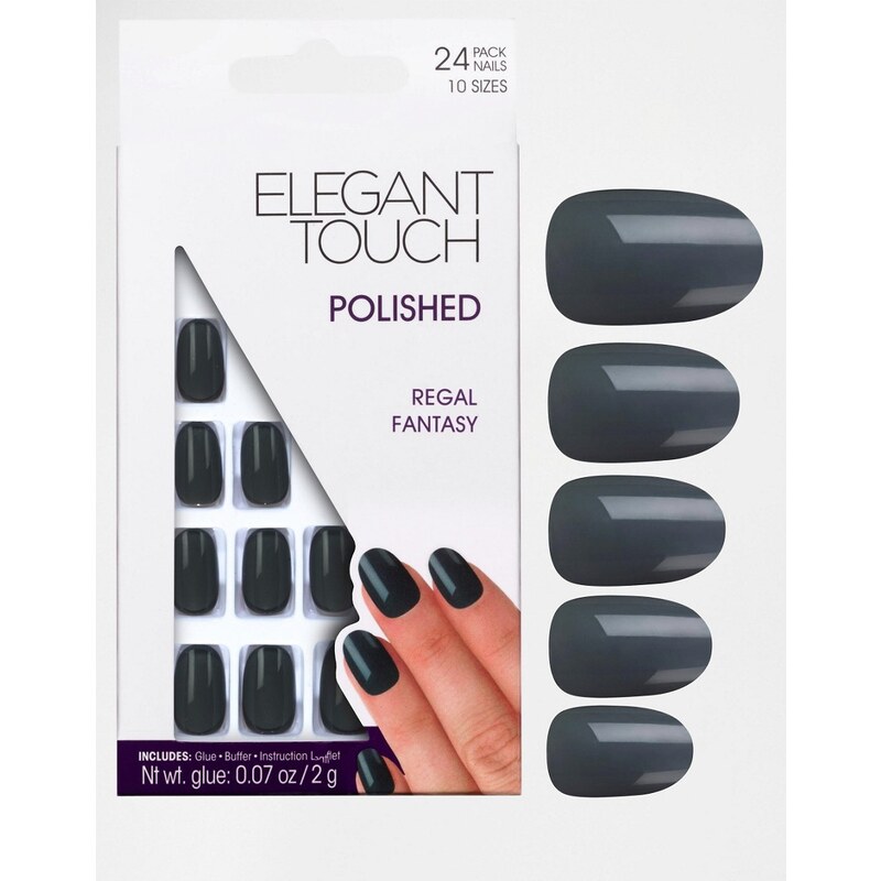 Elegant Touch - Faux-ongles vernis - Collection Royal - Rose