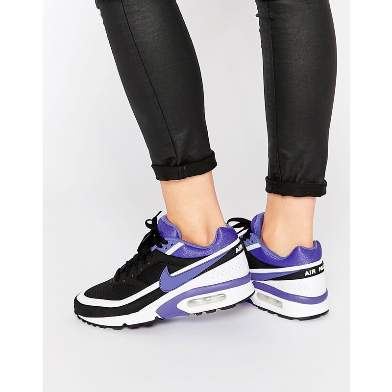 Nike - Air Max BW - Baskets - Noir et violet - Multi