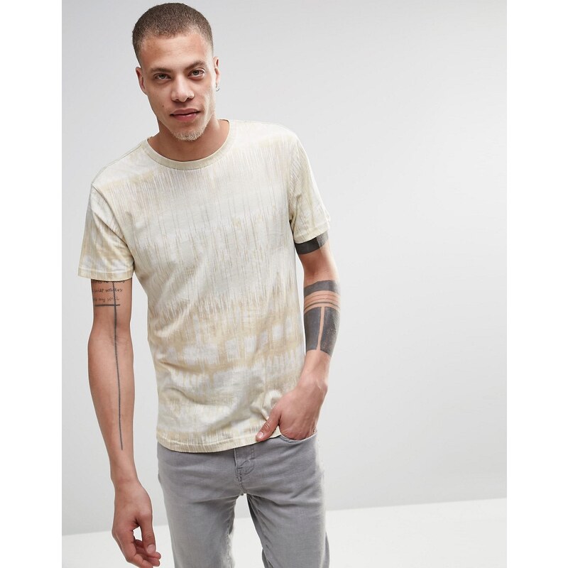 Weekday - Jones - T-shirt motif camouflage - Beige - Beige