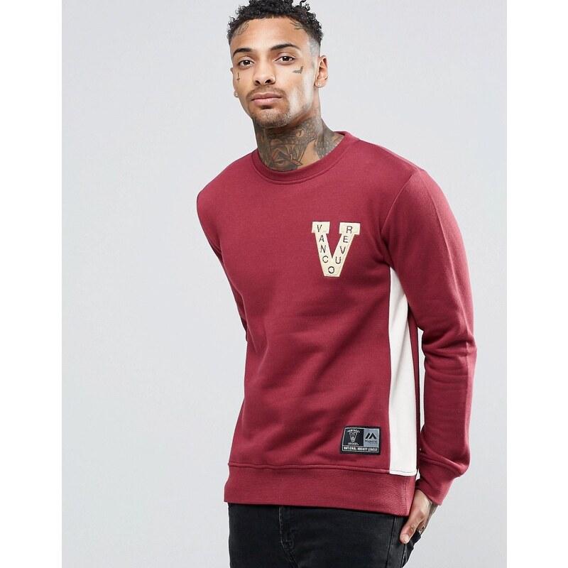 Majestic - Vancouver Canucks - Sweat - Rouge