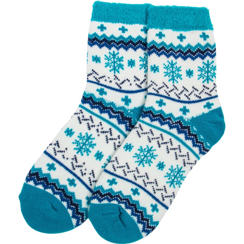 Yaktrax Chaussettes Chaussettes Aloe Cabin Turquoise Femme
