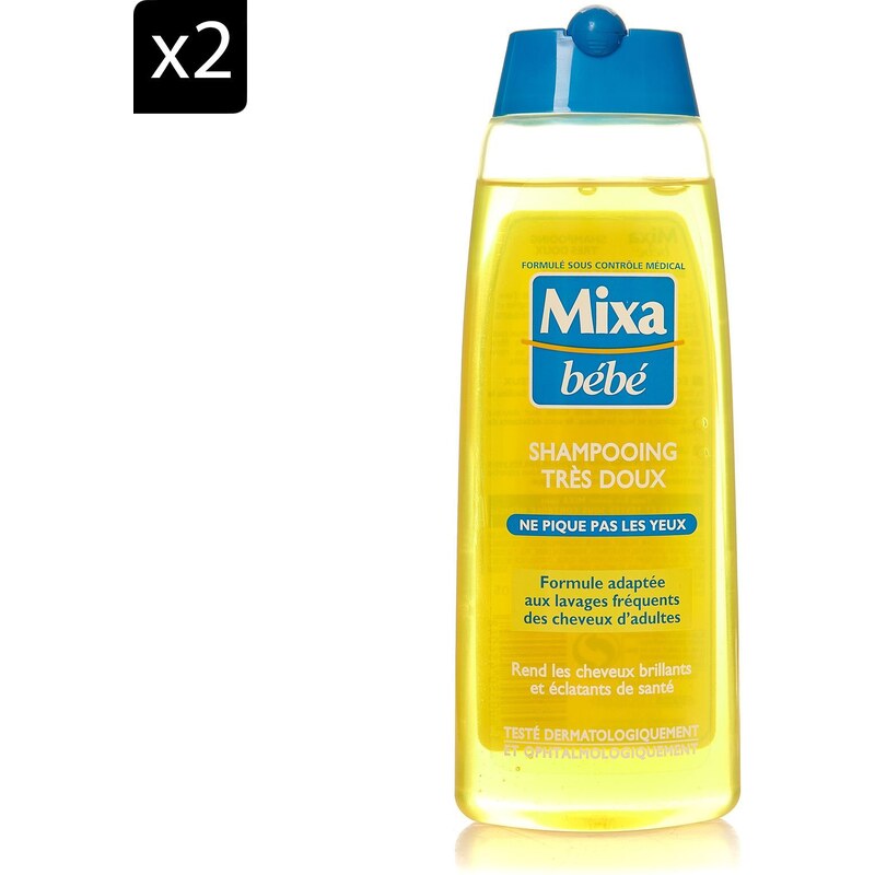 Mixa Lot de 2 shampoings très doux MIXA bébé - 250 ml