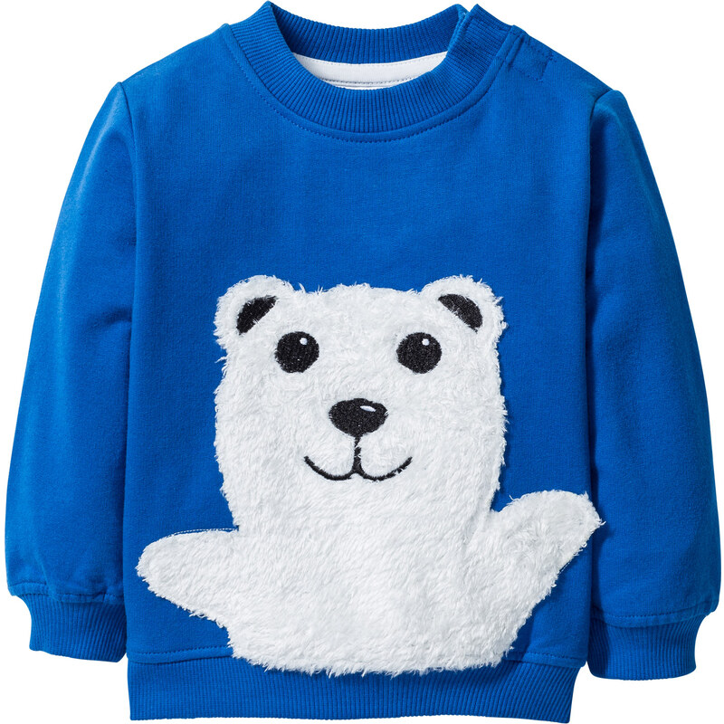 bpc bonprix collection Sweat-shirt bébé en coton bio bleu enfant - bonprix