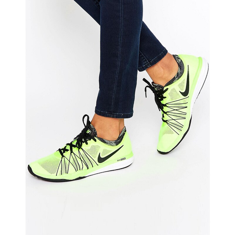 Nike - Dual Fusion - Baskets - Jaune fluo - Jaune