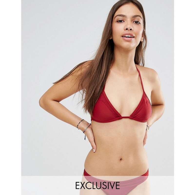 South Beach - Mix And Match - Haut de bikini triangle - Rouge - Rouge