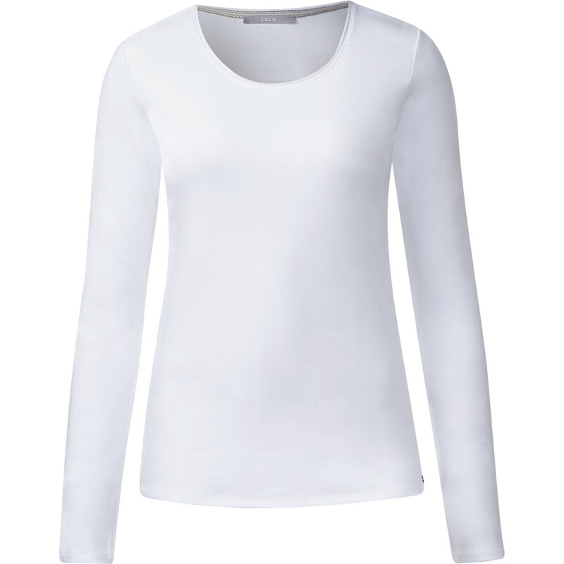 Cecil - T-shirt basique Pia - White
