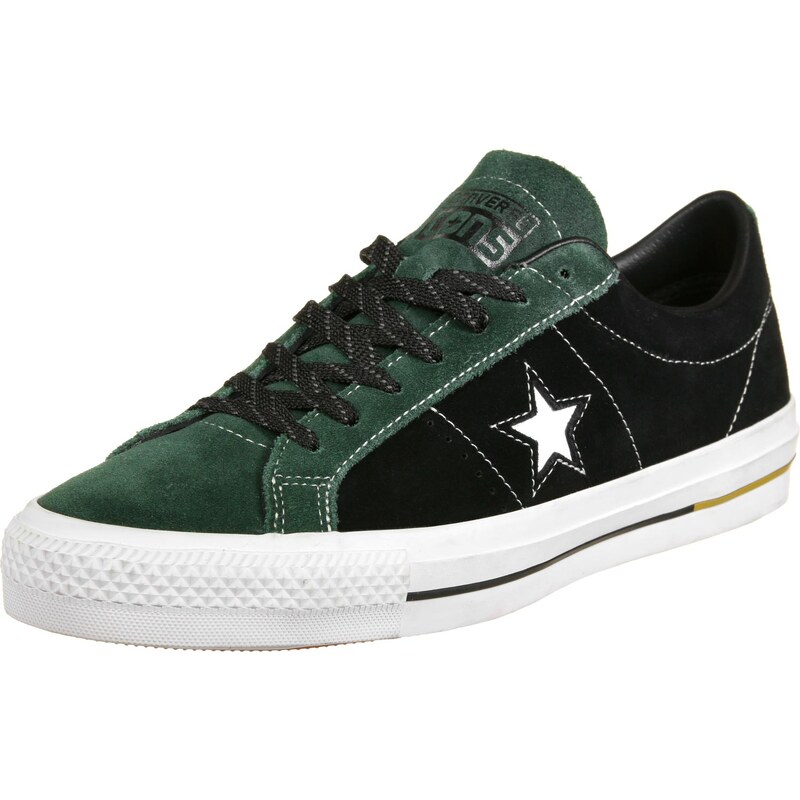 Converse Cons One Star Pro Sneaker deep emerald/black/yellow