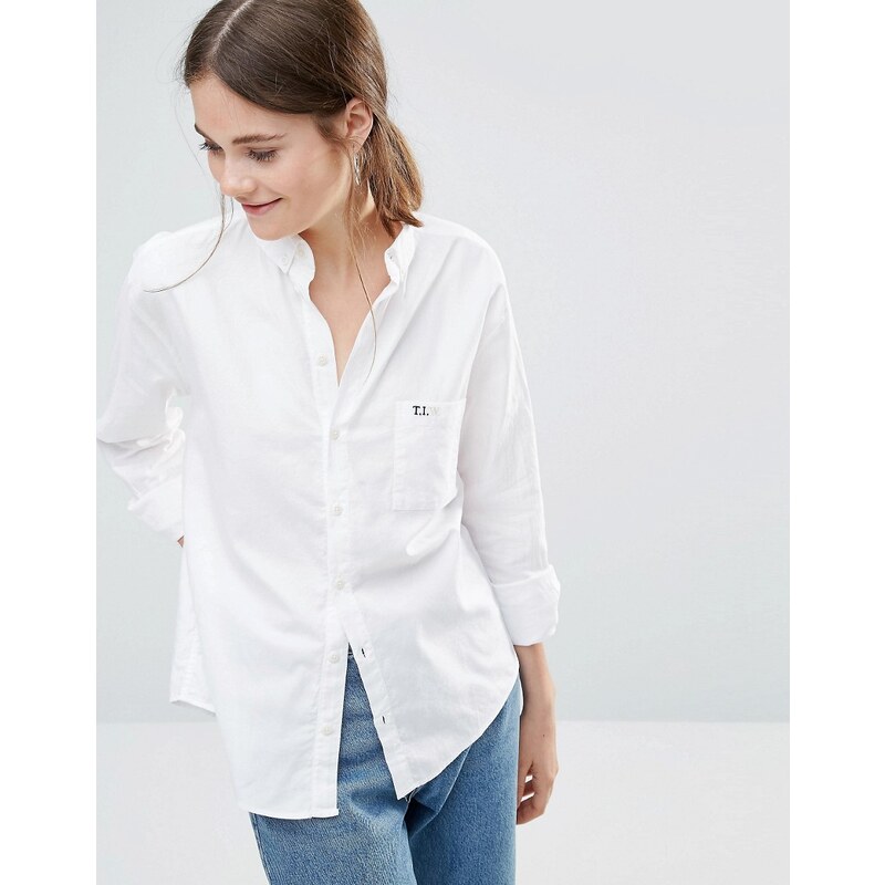This is Welcome - Lad - Chemise avec logo - Blanc