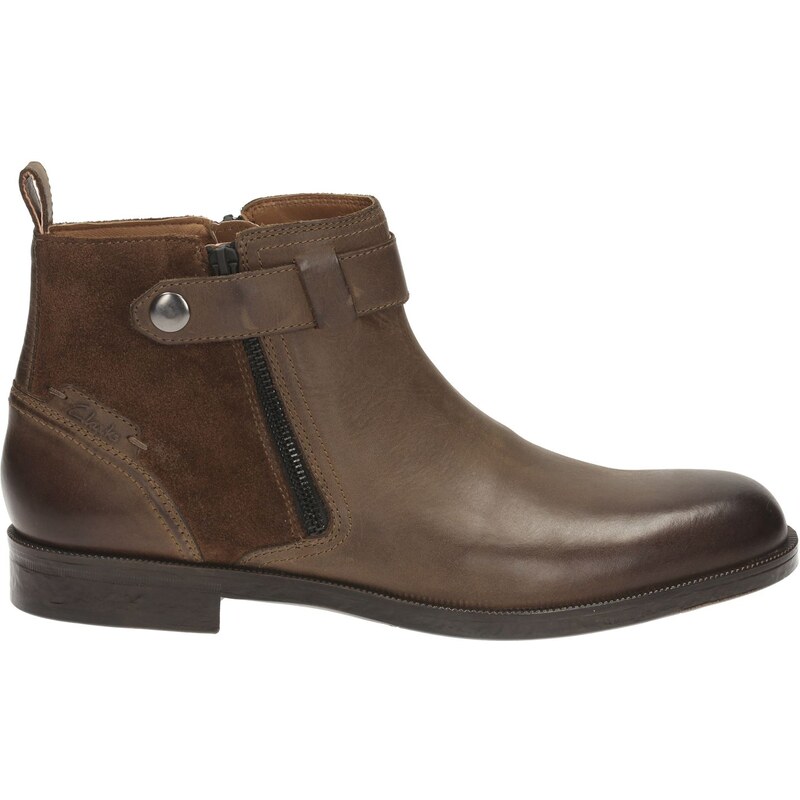 Clarks Brocton - Boots en cuir - marron