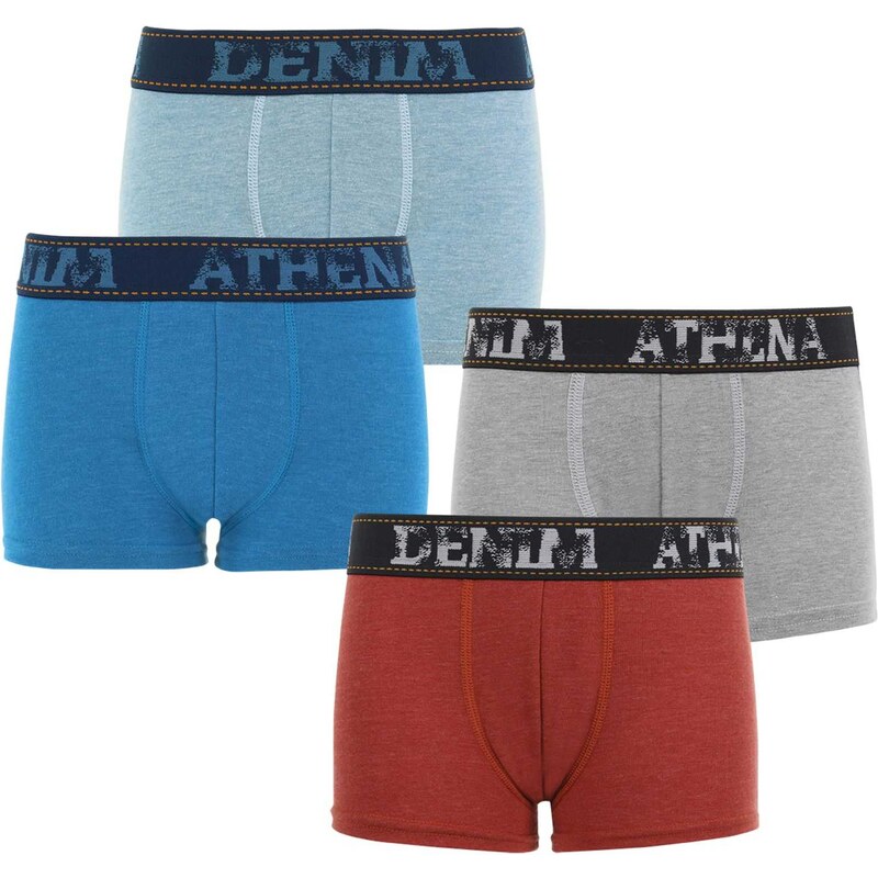 Athena Lot de 4 boxers - multicolore