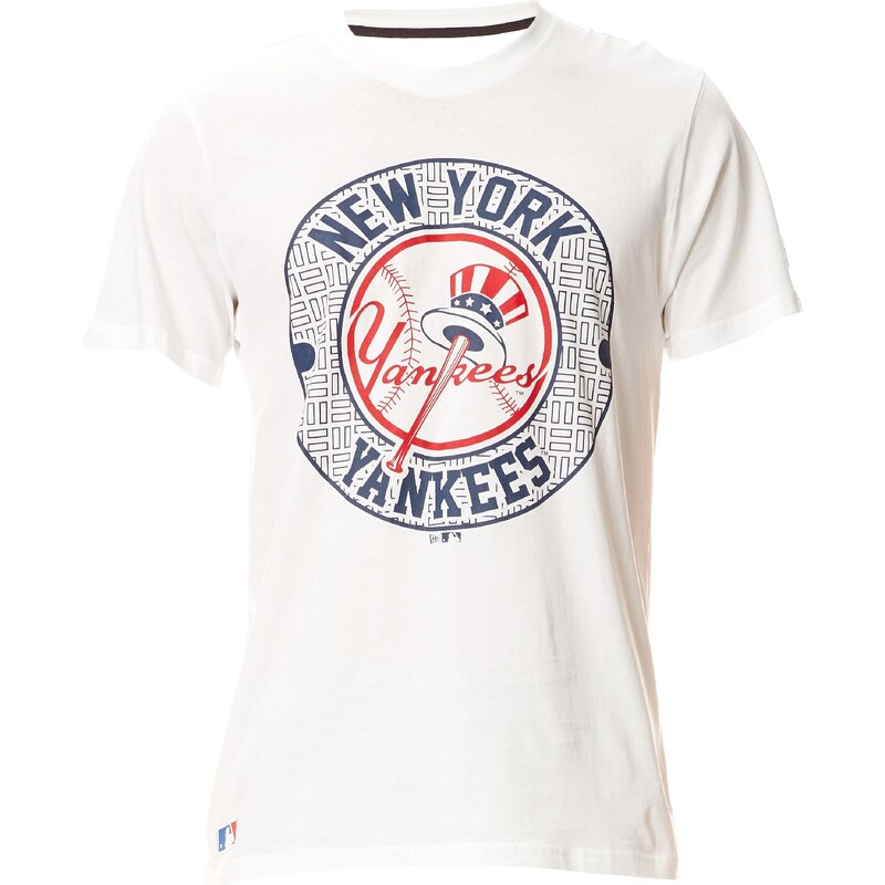 New Era MLB - T-shirt en coton mélangé - blanc