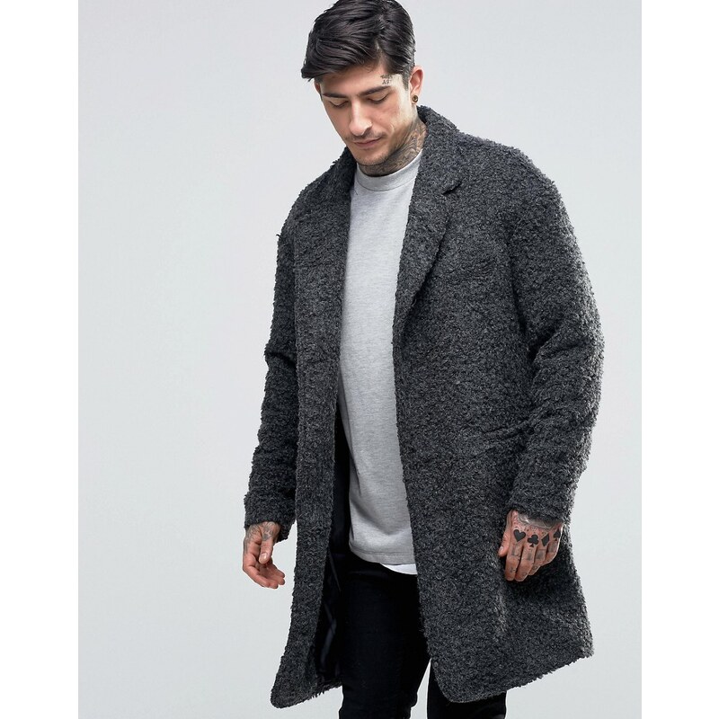 Another Influence - Veste style pardessus - Gris