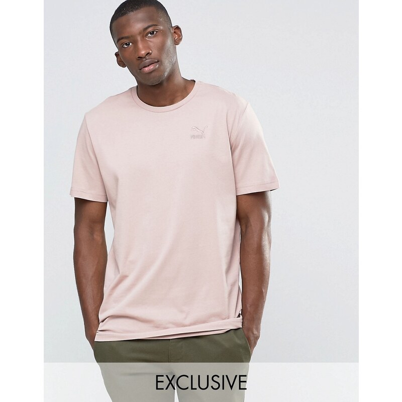 Puma - T-shirt oversize exclusivité ASOS - Vieux rose - Rose